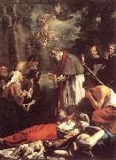 OOST, Jacob van, the Younger St Macarius of Ghent Giving Aid to the Plague Victims sh oil painting picture wholesale